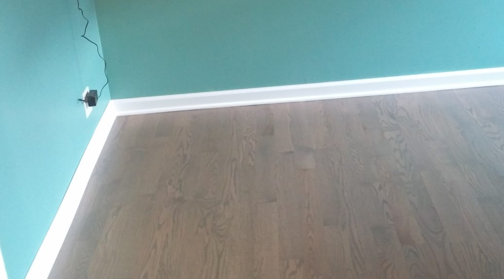 Installing a laminate flooring
